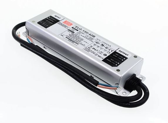 Mean Well ELG-150-48B-3Y LED voeding 48V DC 150W IP67 met gestripte draden voor in- en uitgang 0-10V, PWM, Potentiometer (potmeter) dimbaar
