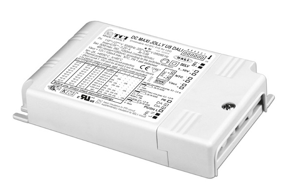 TCI 125506 DC Maxi Jolly SV DALI 40 1-10V push and dim multifunctionele LED driver AM/PWM opbouw
