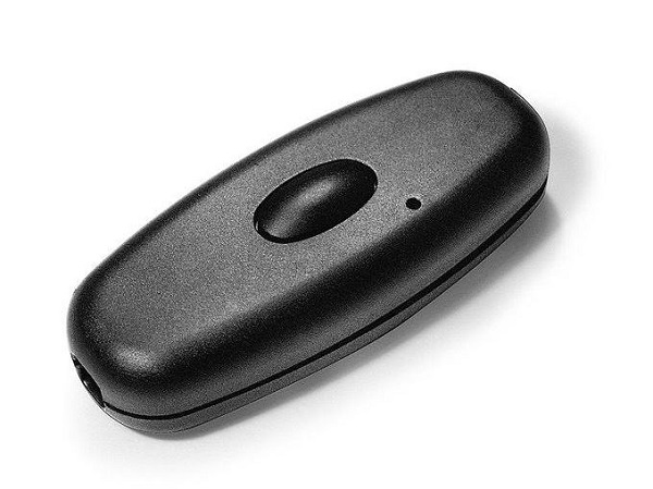 Arditi 033038 1002 ALED-DIM snoerdimmer 2A 12/24V DC (gelijkspanning) voor LED lampen met drukknopbediening en LED indicator zwart