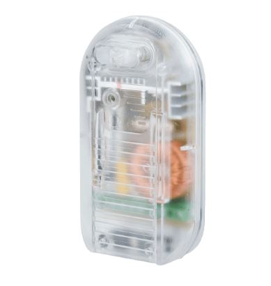 Tradim 31030 vloerdimmer 230V 40-500W gloeilamp, halogeenlamp 230V en 12V halogeenlampen met dimbare elektronische transformator met schuif transparant 
voor het bedienen van 2 lampen, 1 via schuif (dimmer) en 1 via drukknop (aan/uit)