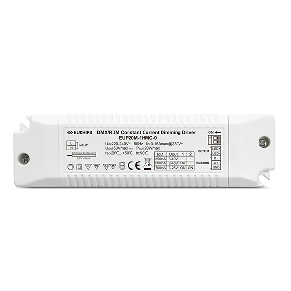 EUCHIPS EUP20M-1HMC LEDdriver 350-700mA 20W DMX