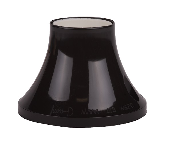 Arditi 33805 Spot Light opbouw lamphouder E27 53W thermoplast zwart