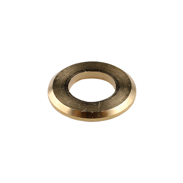 Sluitring 20x10,5x2mm met gat 10,5mm messing