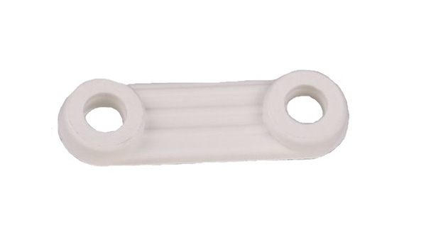 Steab trekontlasting brug wit 
met 2 gaten van 3,1mm, gatafstand 16mm