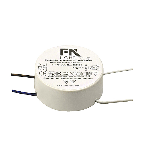 SLV 461050 FN Whole elektronische halogeen transformator 12V 10-70W rond
