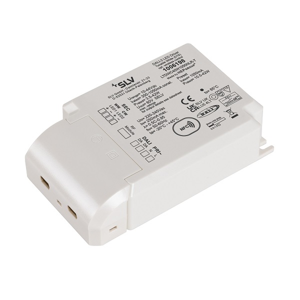 SLV 1006198 LEDdriver 350-1050mA 42W Dali dimbaar NFC programmeerbaar CCT tuneable white