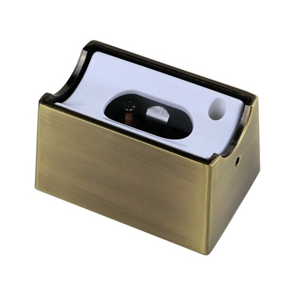 SPL lamphouder S14s set van 2 voor Philinea lamp met 2 lampvoeten metaal messing geborsteld