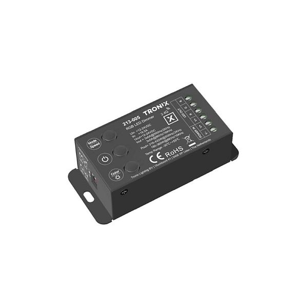 Tronix 213-005 RF controller RGB 12-24V drukknoppen