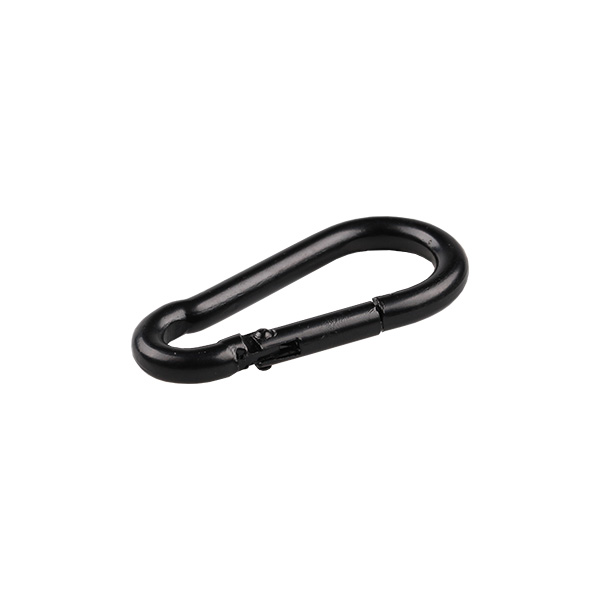 Firstlight karabijnhaak staal 5,8mm gecoat zwart