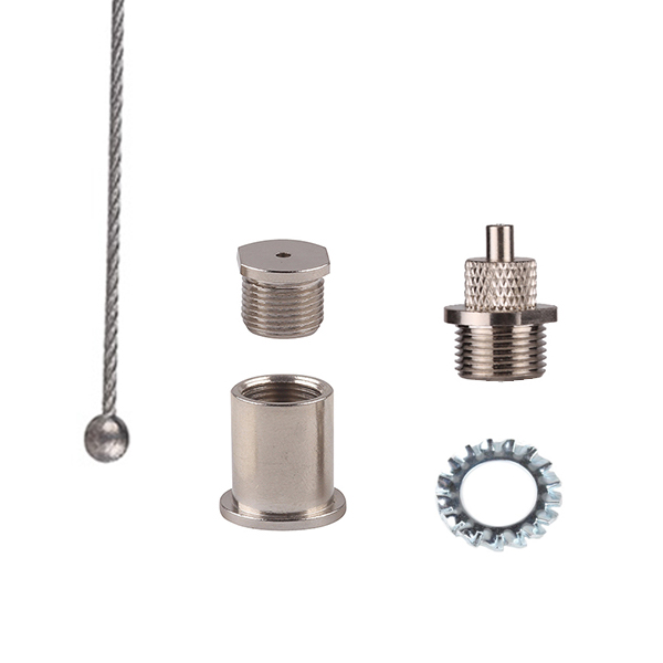 FL staaldraadset voor Eutrac 1,5m voor pendelclip M13x1