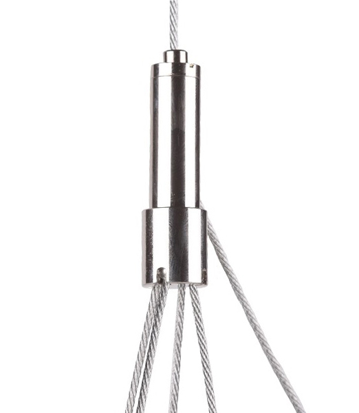 Firstlight Drahtseilhalter nickel 4-Verteiler für Seil Ø 1,0-1,8mm