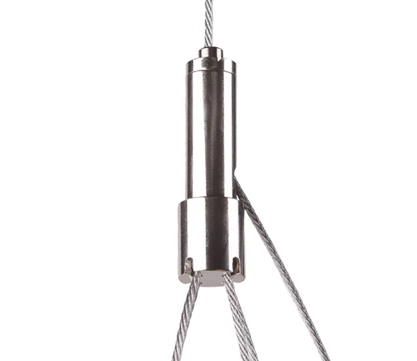 Firstlight Drahtseilhalter nickel 3-Verteiler für Seil Ø 1,0-1,8mm