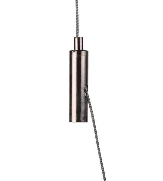 Firstlight Drahtseilhalter nickel M6 Innengewinde Seil Ø 1,0-1,8mm