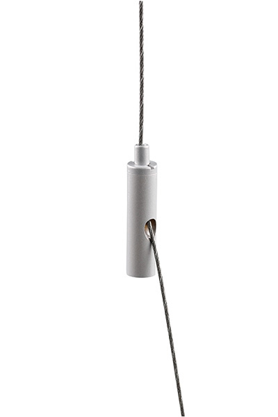Firstlight Drahtseilhalter grau M6 Innengewinde für Seil 1,0-1,8mm