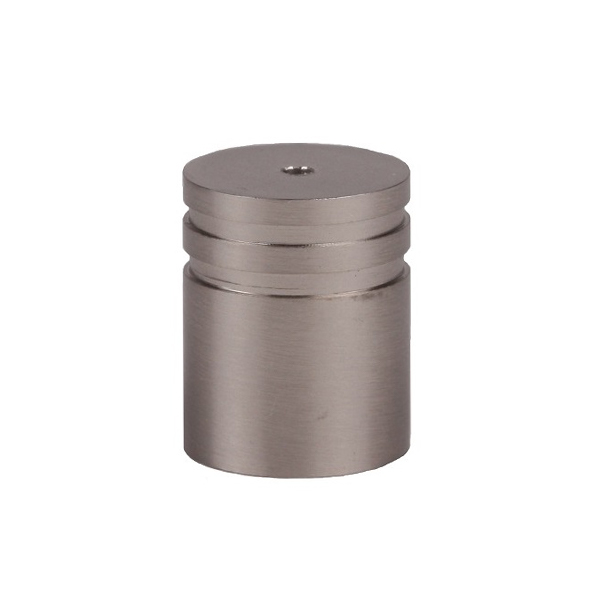 FL plafond montage bus ribbel M14x1 gat 2,0mm nikkel geborsteld