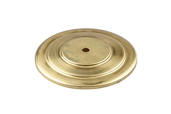 Firstlight afdekplaat getrapt messing onbehandeld rond 150mm