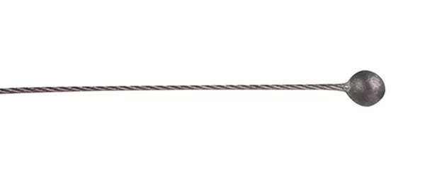 FL staaldraad 0,8mm 7x7 RVS 304 bol 4mm 2,0m