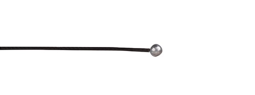 Firstlight staaldraad 1,5mm 7x7 nylon coating zwart bol 5mm 3,0m