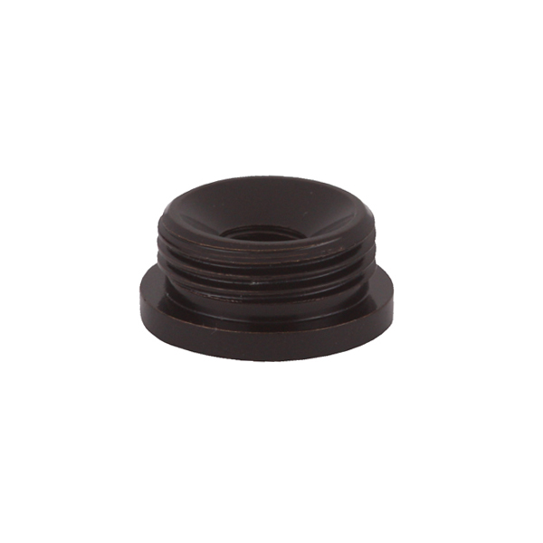 FL plafondplaat M14x1 uitw flens 16mm M6 draad inw zwart