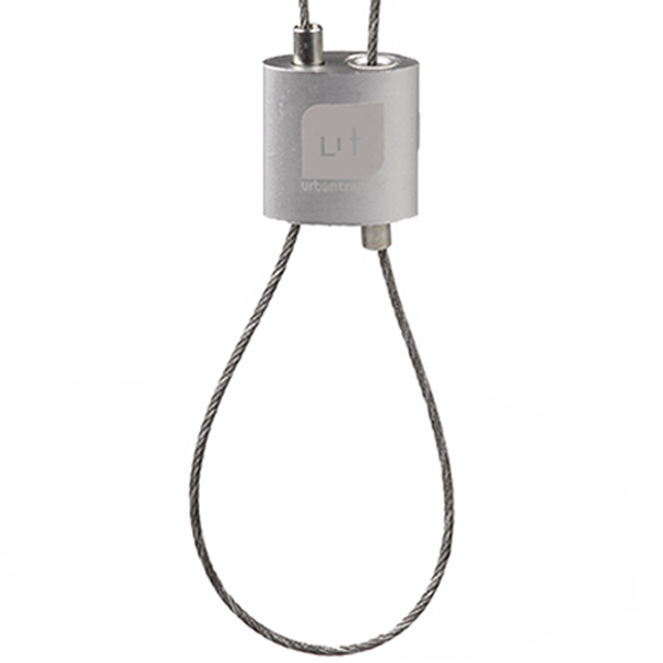 Firstlight Urban Trapeze Drahtseilhalter silbergrau für Seil Ø 3,0mm