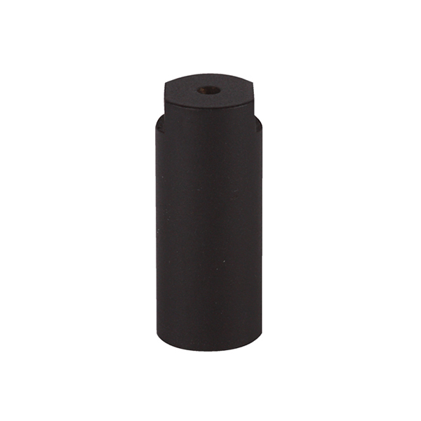 FL Befestigungshülse schwarz M6 Innengewinde mit Loch 2,7mm