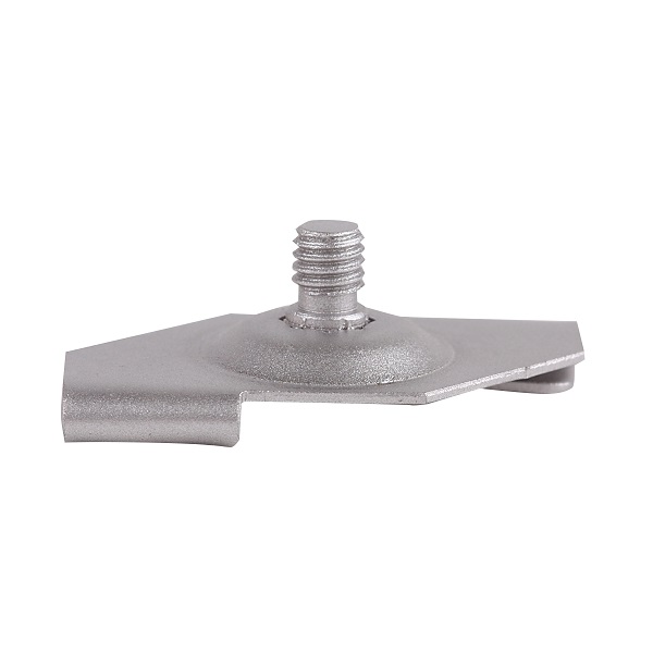 Firstlight clip systeemplafond 24mm M6 draadeind RAL9006 aluminium