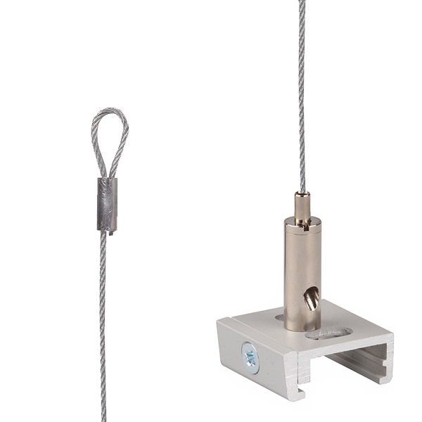 FL set TC 200NG grijs/nikkel voor Nordic Global 3f 1,2mm lus 3,0m