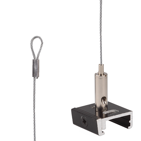 FL set TC 200NG zwart/nikkel voor Nordic Global 3f 1,2mm lus 5,0m