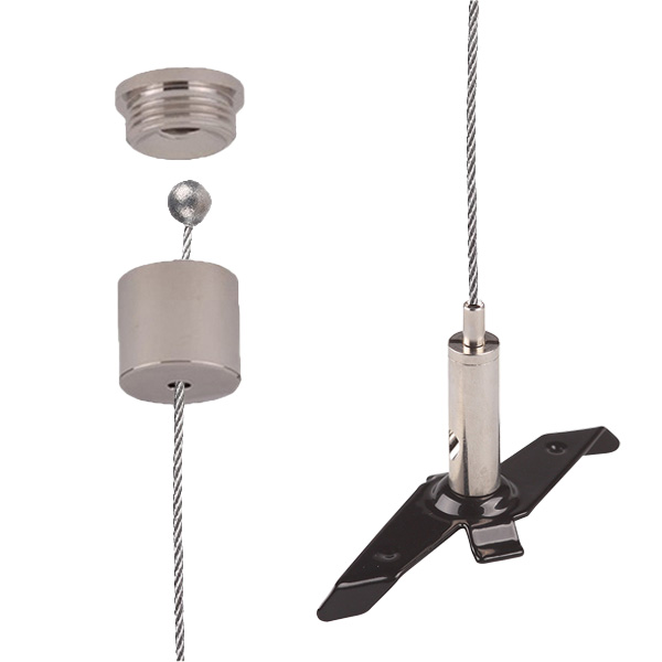 FL set TC 400NL zw/ni plaf.bus ni voor Nordic Light 3f 1,5mm 3,0m