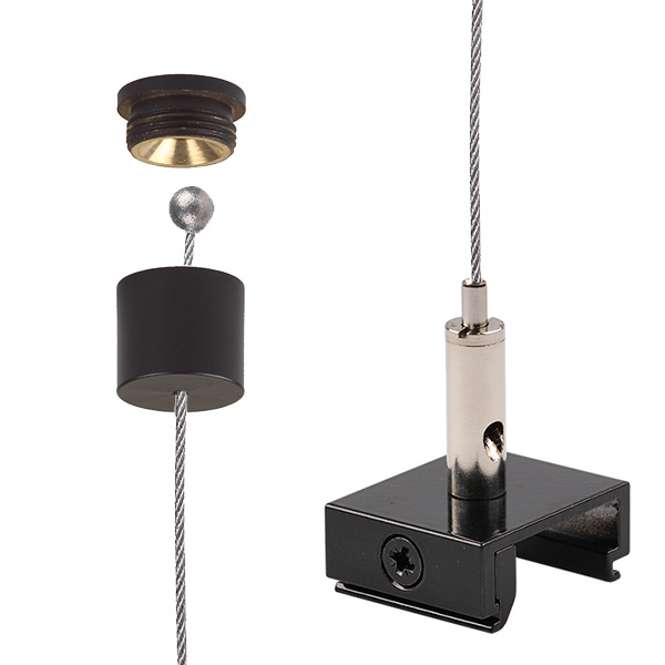 FL set TC 100IV zw/ni plaf.bus zw voor Ivela 3f 1,2mm 2,0m