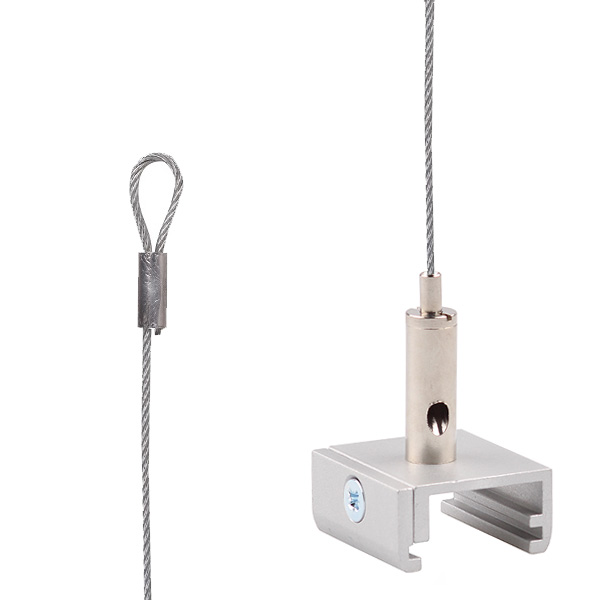 FL set TC 100NG grijs/nikkel voor Nordic Global 3f 1,2mm lus 3,0m