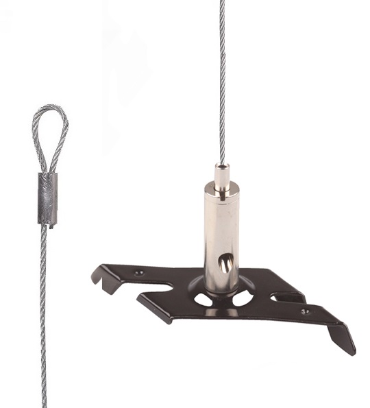 FL set TC 400NG zwart/nikkel voor Nordic Global 3f 1,2mm lus 1,5m