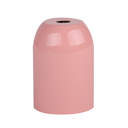 FL kap voor E27 lamphouder metaal 40x60mm RAL3015 lichtroze glanzend