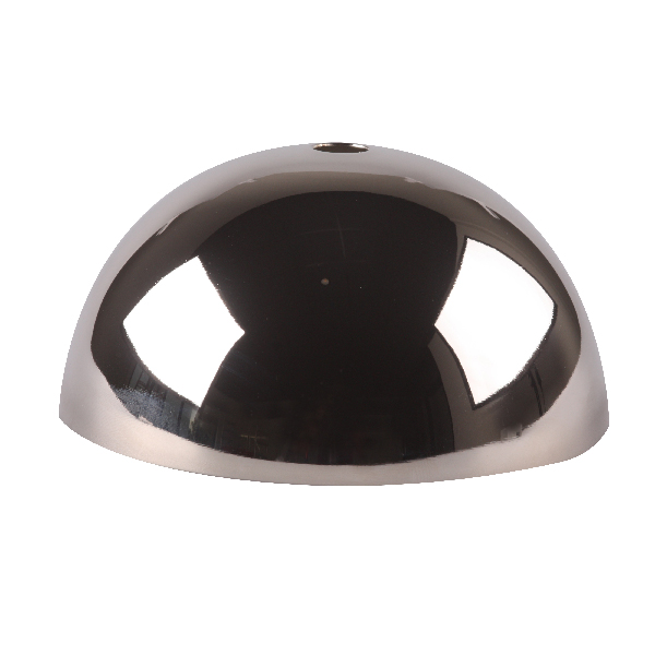 FL plafondkap staal 100x50mm gat 10,3mm nikkel