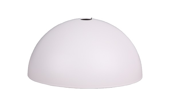 FL plafondkap staal 100x50mm gat 10,3mm wit mat poedercoating