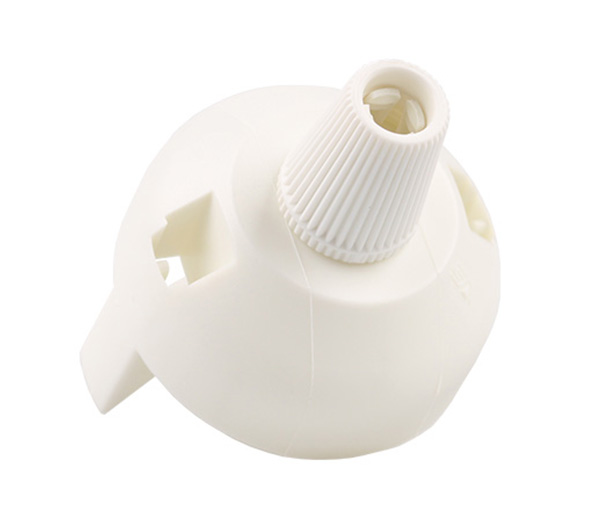 Vossloh 504769 kap met trekontlasting voor lamphouder E27 thermoplastisch snelmontage (tweedelig) wit