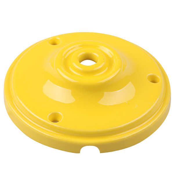 Firstlight plafondkap porselein 104mm gat 10,5mm geel