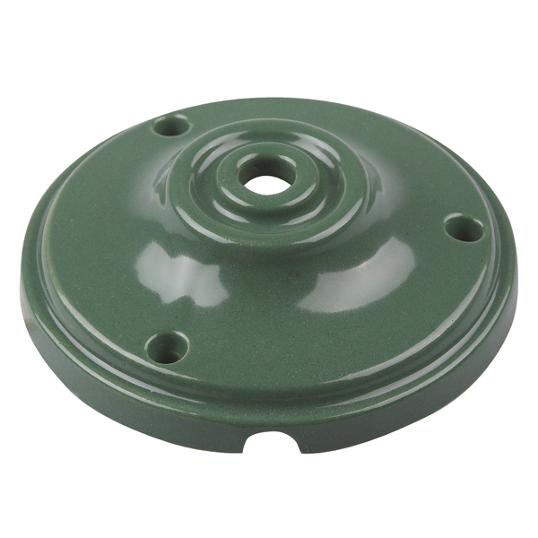 Firstlight plafondkap porselein 104mm gat 10,5mm groen