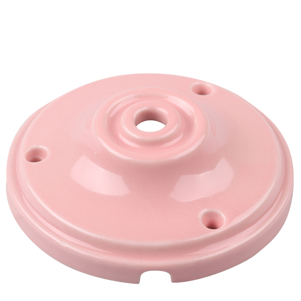 Firstlight plafondkap porselein 104mm gat 10,5mm roze