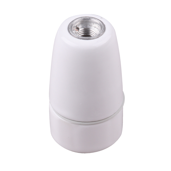 Firstlight lamphouder E14 M10x1 porselein wit met rubber ring