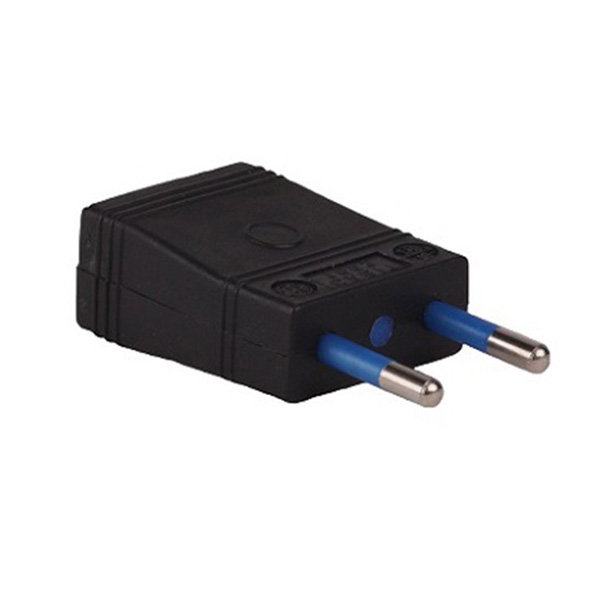 Firstlight eurostekker schroefbaar zwart