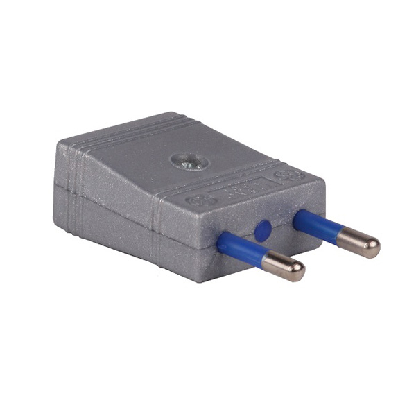 Firstlight eurostekker schroefbaar zilver