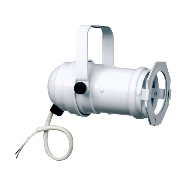 Showtec PAR16 spot wit GU5.3 50W 12V zonder trafo 30107 kabel 20cm met filterframe