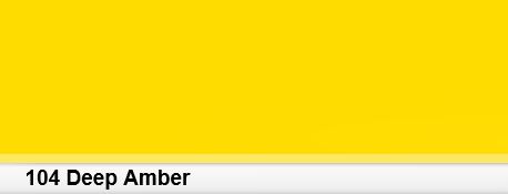 Lee Filter 104 Deep Amber 122x50cm