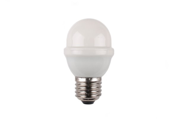 Tronix LED kogellamp 1W E27 230V IP44 heavy duty met acrylaat bol koelwit niet dimbaar