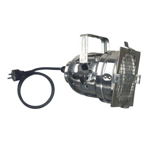 Showtec PAR56 kort chroom 300W met silicone kabel en stekker geen parsafe