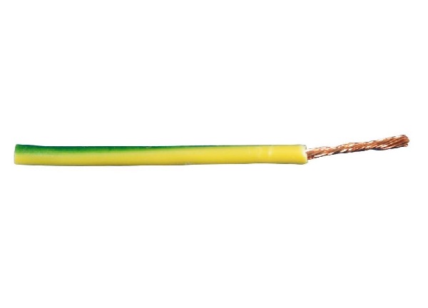 VD-S soepel montagesnoer H07V-K 2,5mm2 geel-groen /100m