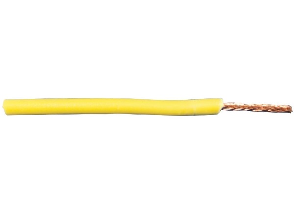 VD-S soepel montagesnoer H07V-K 6,0mm2 geel /100m
