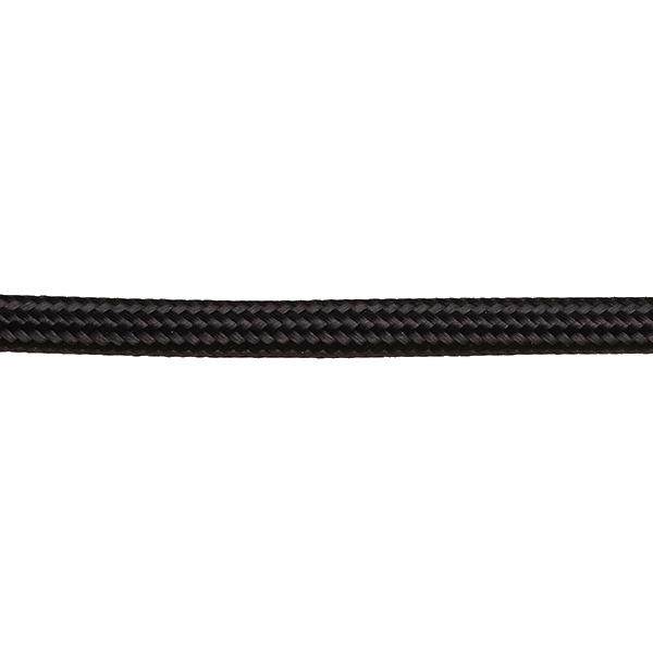 Firstlight stofkabel 5x0,75mm2 glanzend per meter zwart afname per 100m