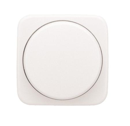 Busch&Jaeger knop+inzetplaat dimmer creme verlicht